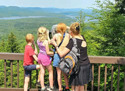 McCauley Mountain overlooking Adirondacks